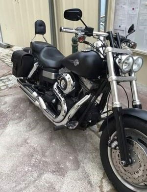 Sacoche Myleatherbikes Harley Dyna Fat bob_27